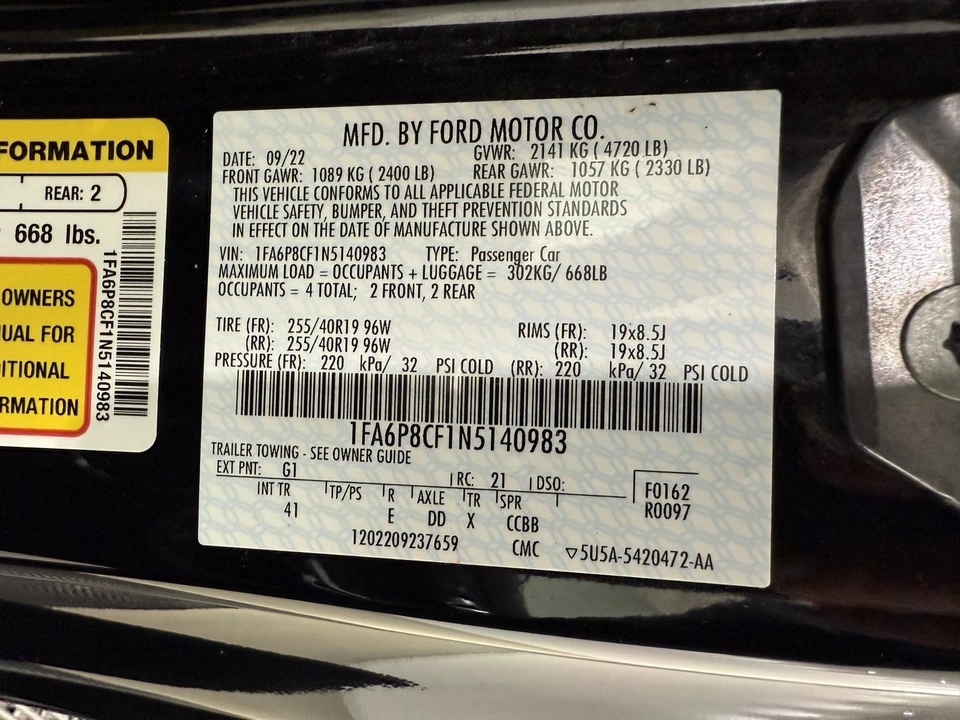 2022 Ford S550 Mustang - Image 16 of 21