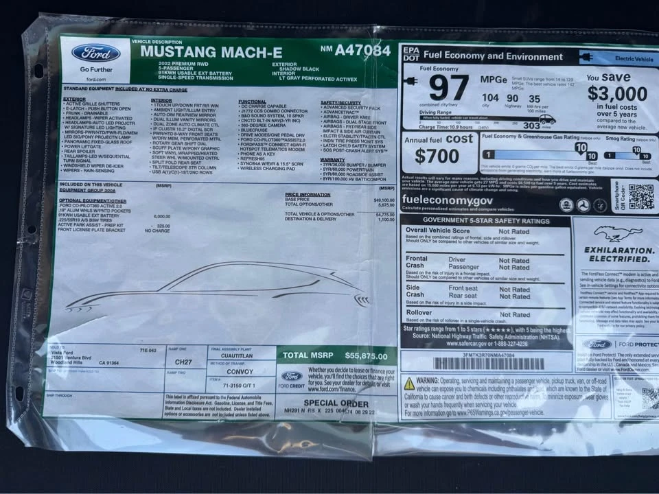 2022 Ford Mustang Mach-E - Image 14 of 14