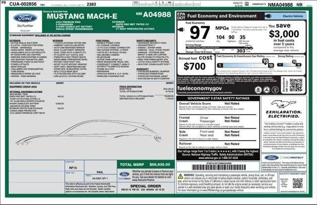 2022 Ford Mustang Mach-E - Image 3 of 20