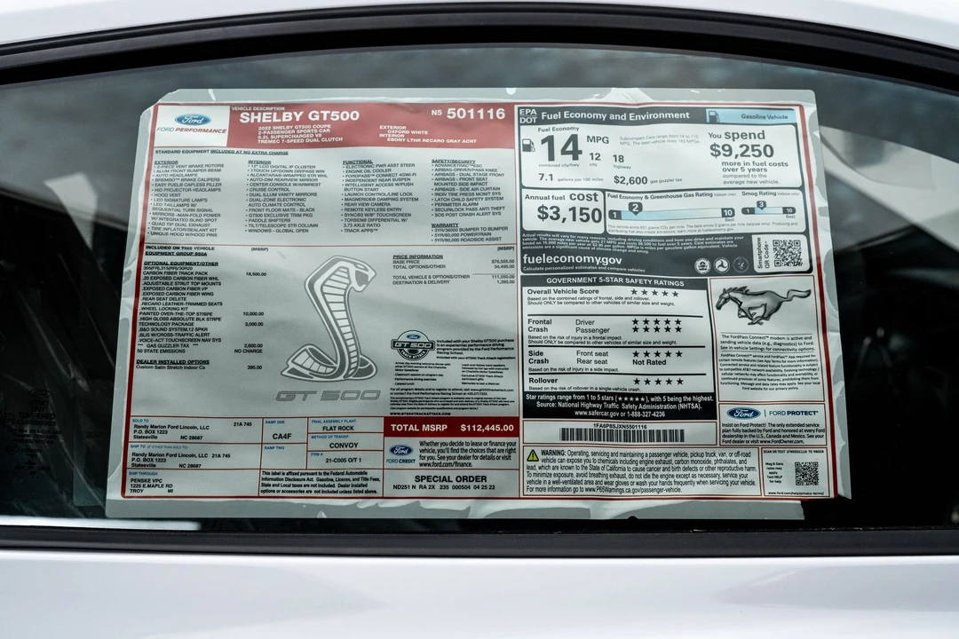 2022 Ford S550 Mustang - Image 31 of 31