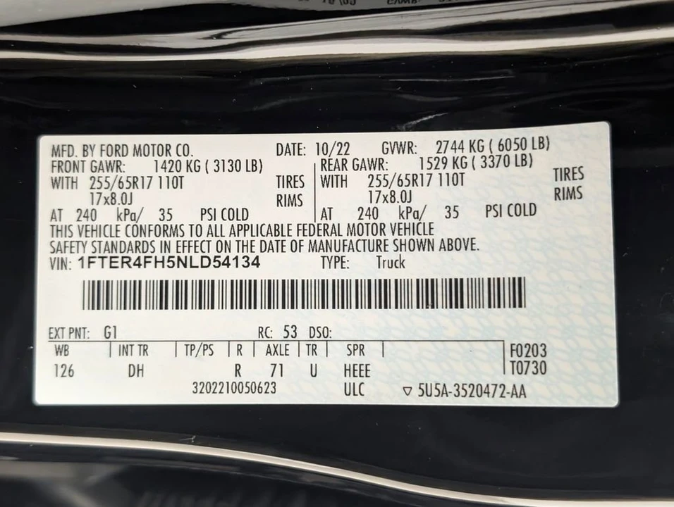 2022 Ford Ranger 4th Gen - Image 23 of 29