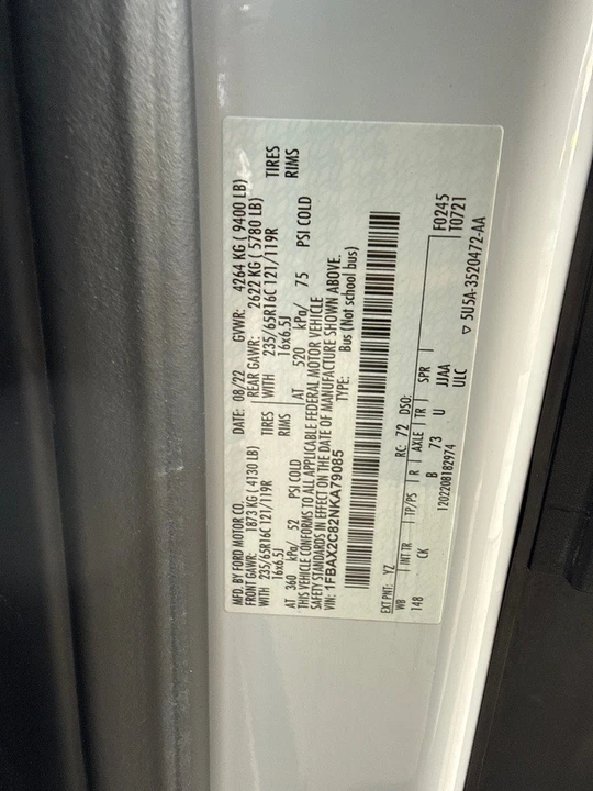 2022 Ford Transit - Image 7 of 21