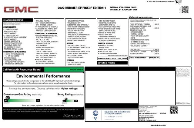 2022 GMC Hummer EV - Image 6 of 21