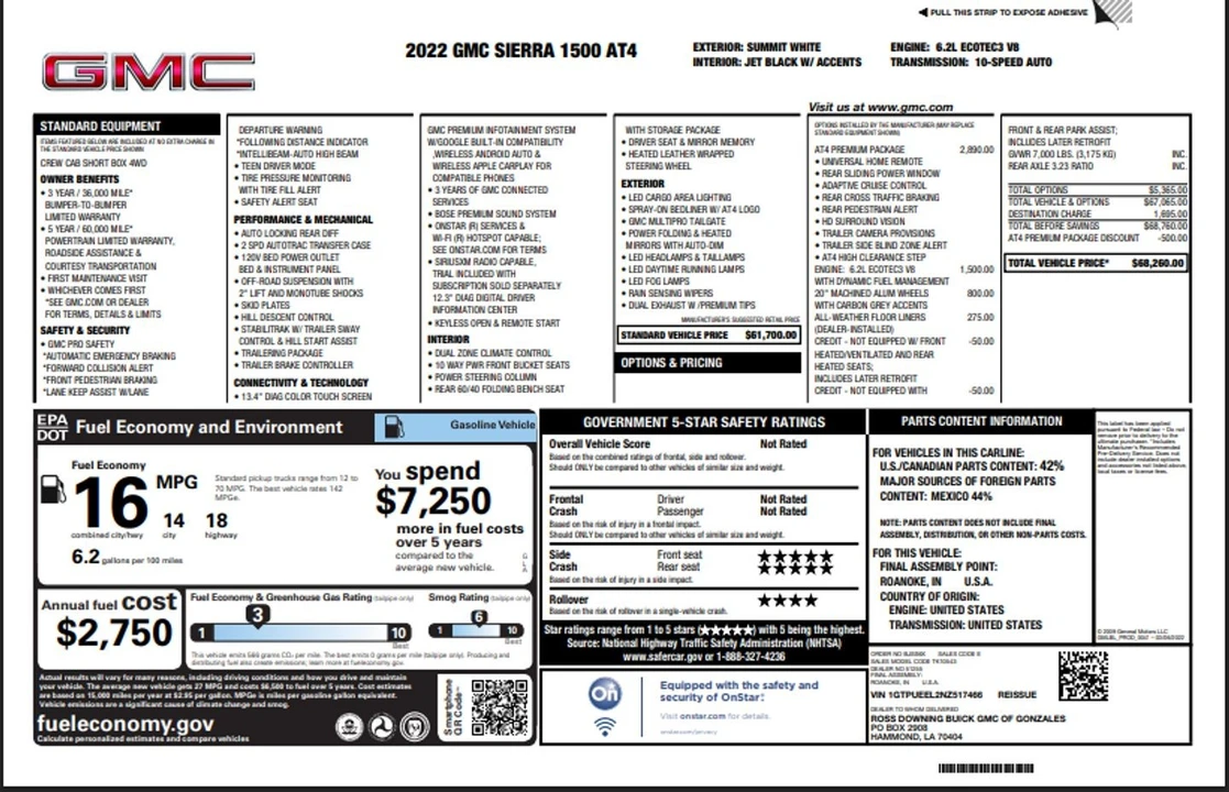 2022 GMC Sierra 5th Gen - Image 6 of 12