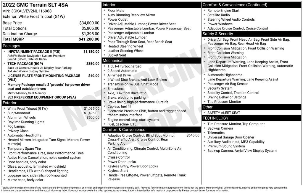 2022 GMC Terrain - Image 4 of 12