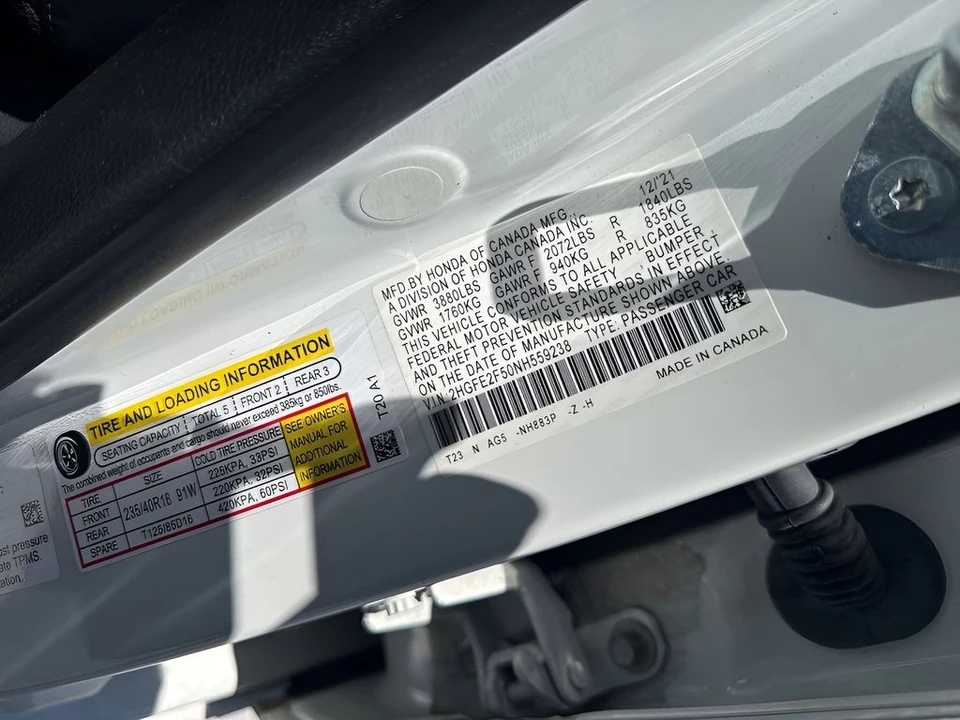 2022 Honda Civic 11th Gen - Image 31 of 31