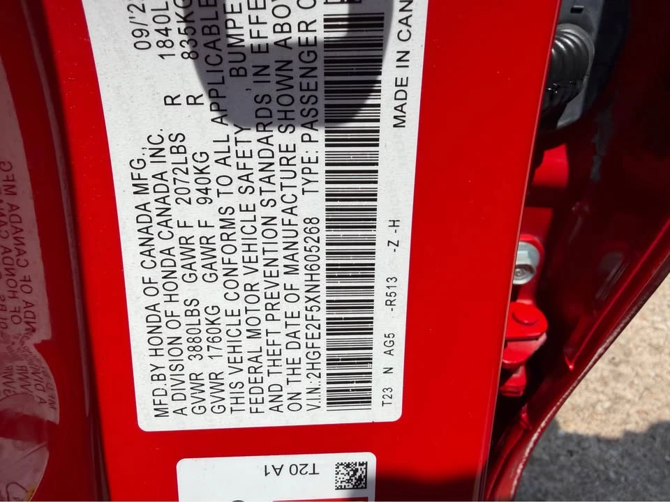 2022 Honda Civic 11th Gen - Image 12 of 14