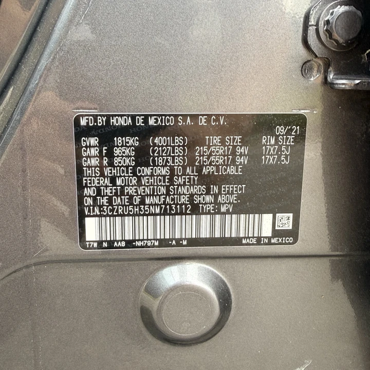 2022 Honda HR-V 2nd Gen - Image 14 of 14