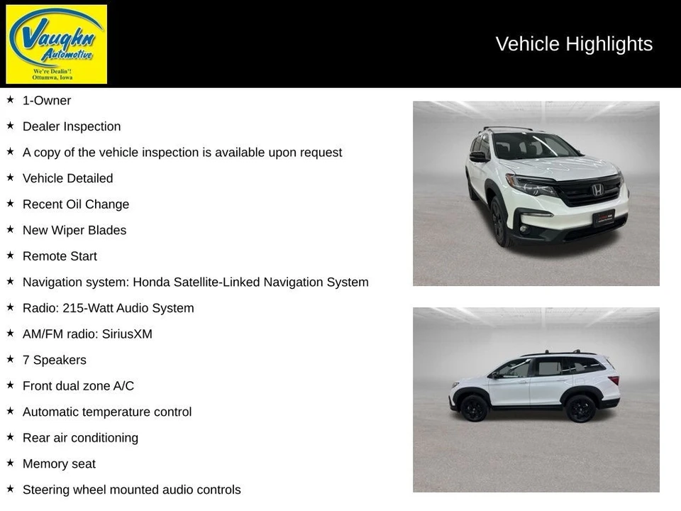 2022 Honda Pilot 3rd Gen - Image 2 of 12