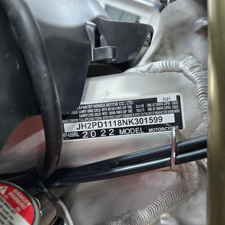 2022 Honda CRF - Image 16 of 18