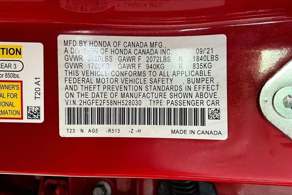 2022 Honda Civic 11th Gen - Image 14 of 18