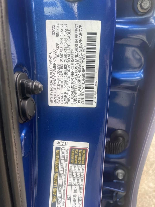 2022 Honda CR-V 5th Gen - Image 16 of 16