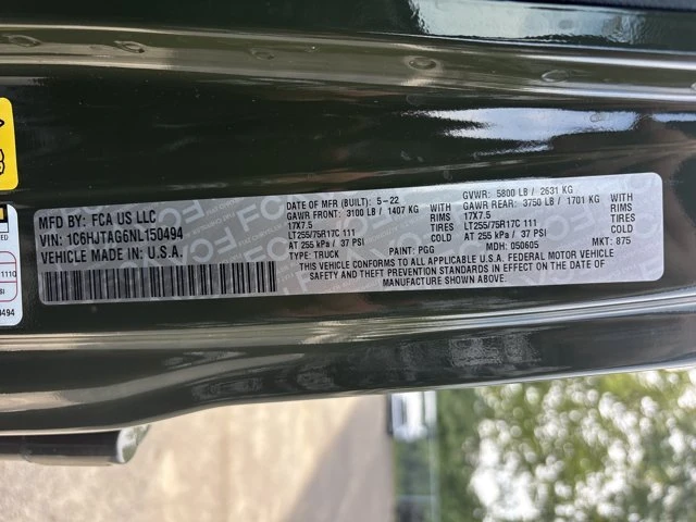 2022 Jeep JT Gladiator - Image 5 of 6