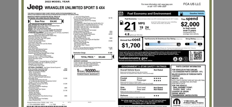2022 Jeep JL Wrangler - Image 15 of 15