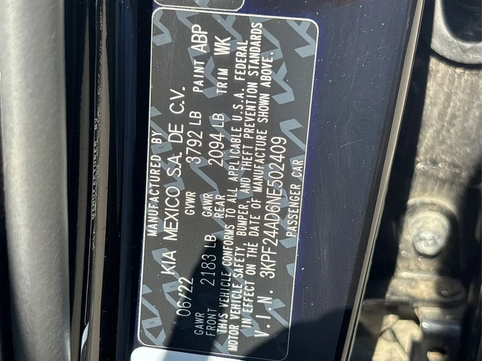 2022 Kia Forte - Image 12 of 12
