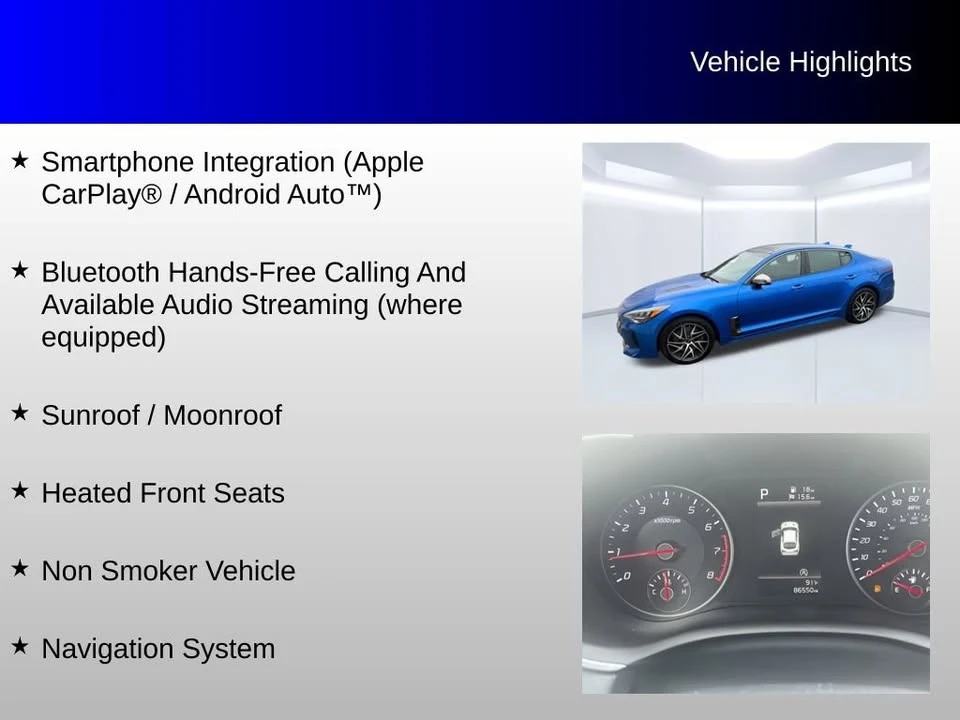 2022 Kia Stinger - Image 8 of 20