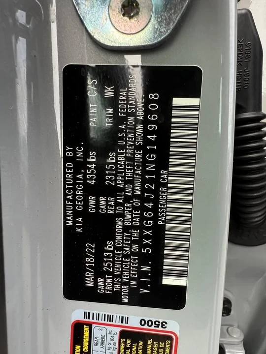 2022 Kia Optima/K5 - Image 18 of 20