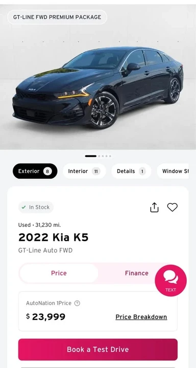 2022 Kia Optima/K5 - Image 2 of 5