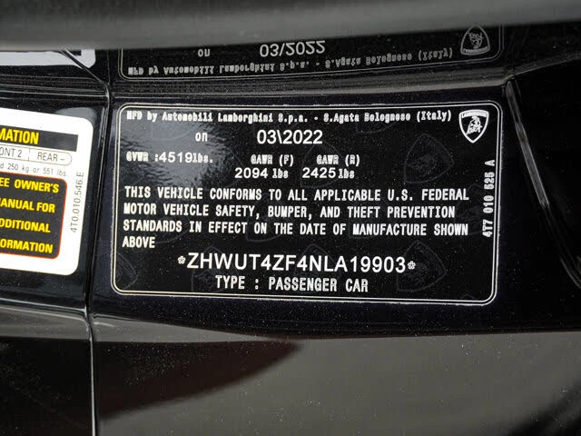 2022 Lamborghini Huracan LP640-4 EVO - Image 29 of 31