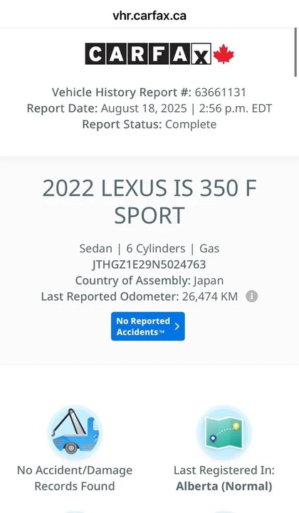 2022 Lexus IS 3rd Gen - Image 5 of 18