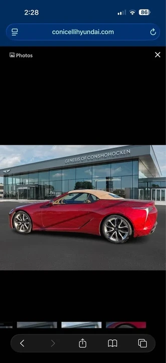 2022 Lexus LC - Image 2 of 2