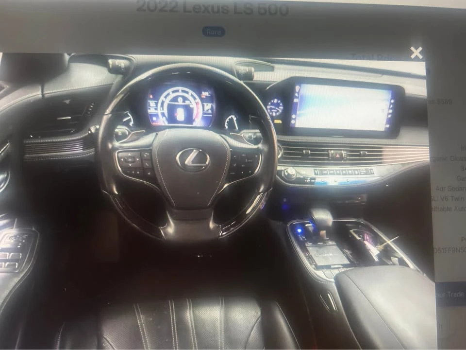 2022 Lexus LS 5th Gen - Image 3 of 3