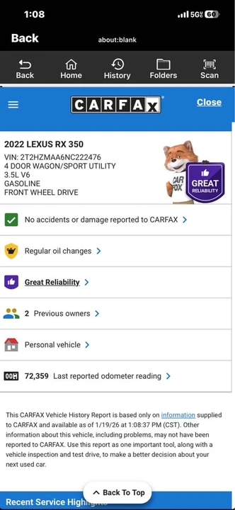 2022 Lexus RX 4th Gen - Image 17 of 17