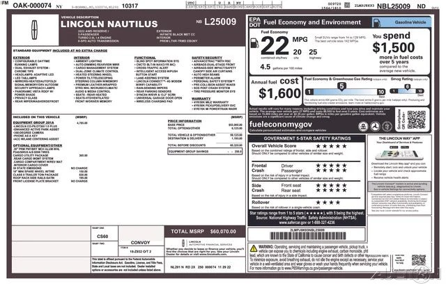 2022 Lincoln Nautilus - Image 9 of 24