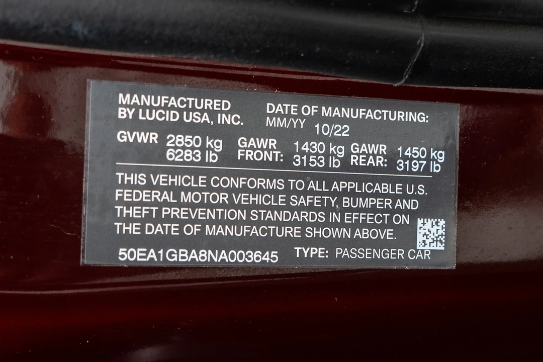 2022 Lucid Air - Image 20 of 21