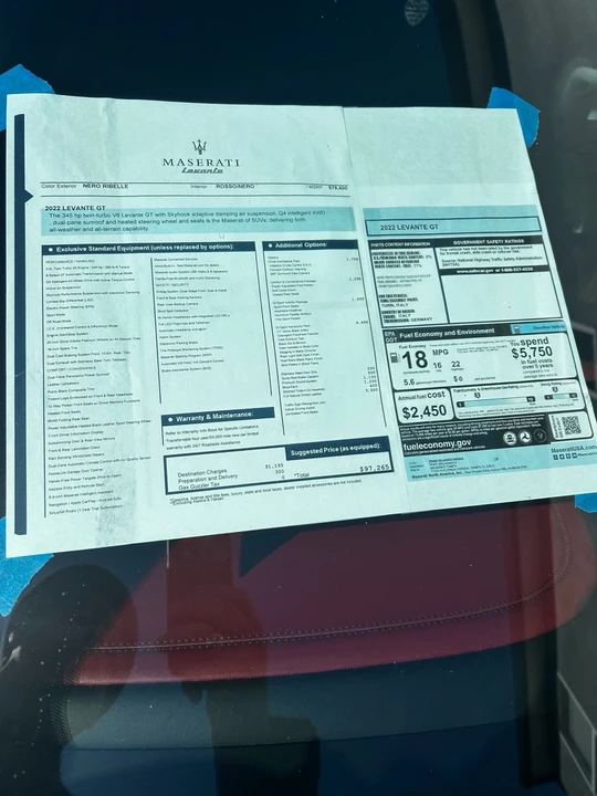 2022 Maserati Levante - Image 7 of 7