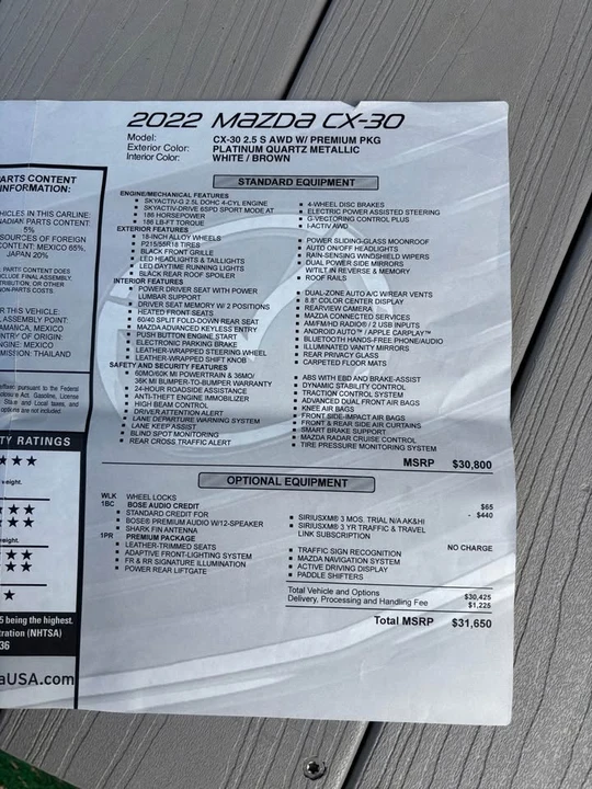 2022 Mazda CX-30 - Image 7 of 19