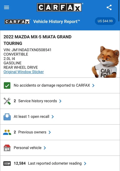 2022 Mazda ND MX-5 Miata - Image 11 of 11