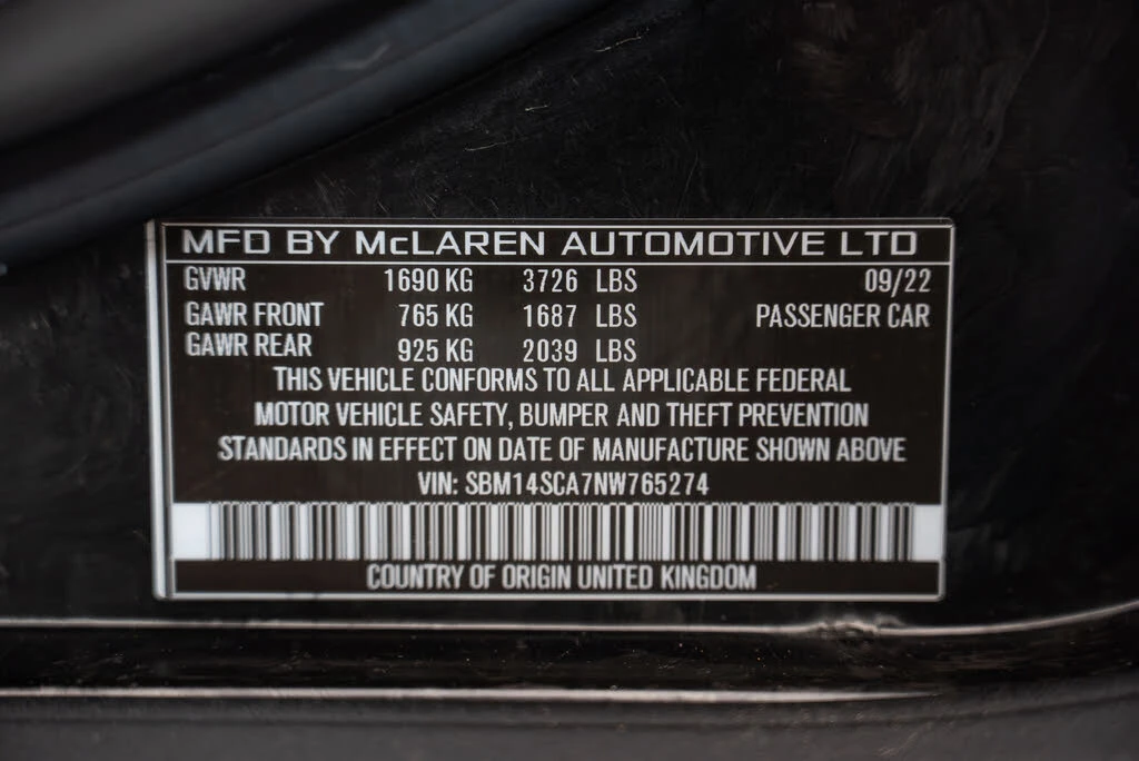 2022 McLaren 765LT Spider - Image 23 of 23