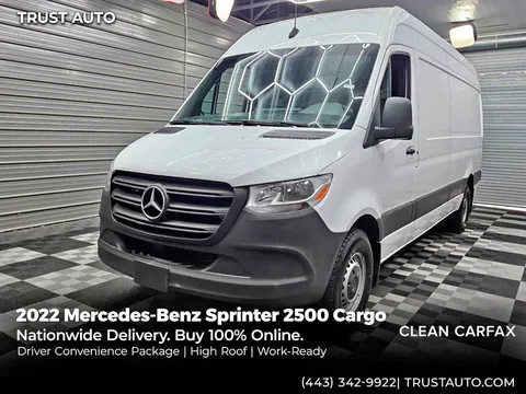 2022 Mercedes-Benz Sprinter 2500 Cargo 170" High Roof