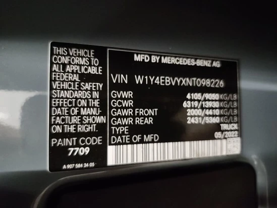 2022 Mercedes-Benz VS30 Sprinter - Image 14 of 15