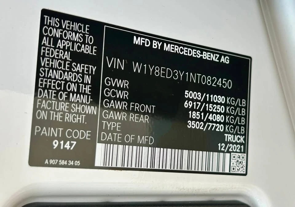 2022 Mercedes-Benz VS30 Sprinter - Image 12 of 12