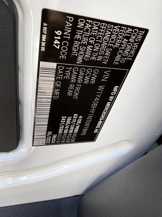2022 Mercedes-Benz VS30 Sprinter - Image 20 of 20
