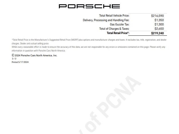 2022 Porsche 992 GT3 - Image 19 of 20