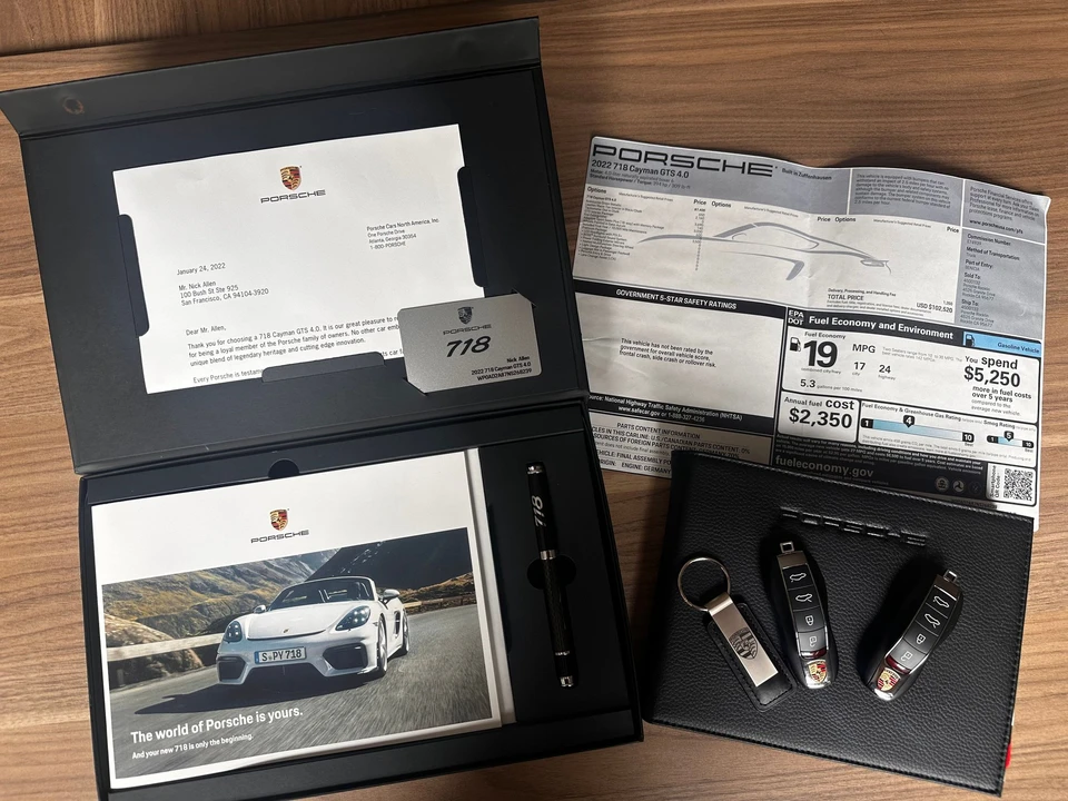 2022 Porsche 718 Cayman GTS 4.0 - Image 12 of 12
