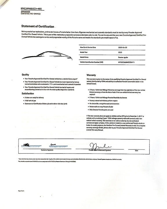 2022 Porsche 718 Boxster Spyder - Image 25 of 31