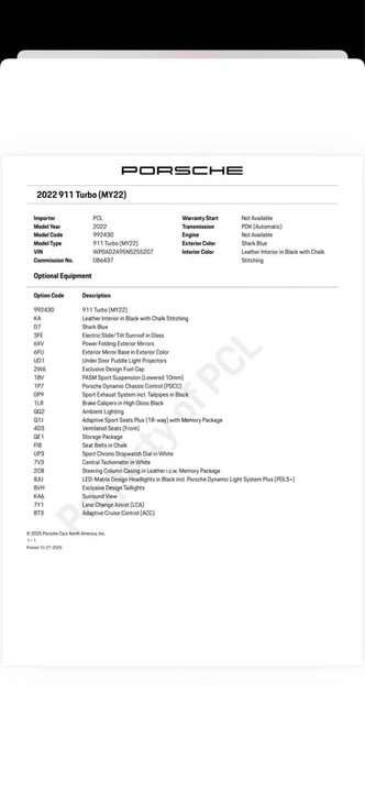 2022 Porsche 992 Turbo - Image 11 of 11