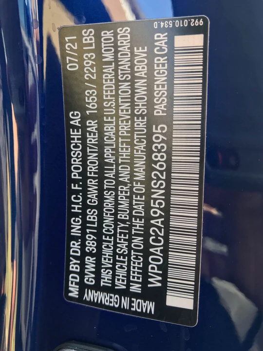 2022 Porsche 992 GT3 - Image 13 of 19