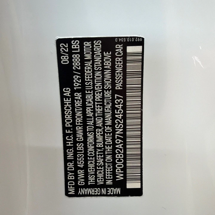 2022 Porsche - Image 31 of 31