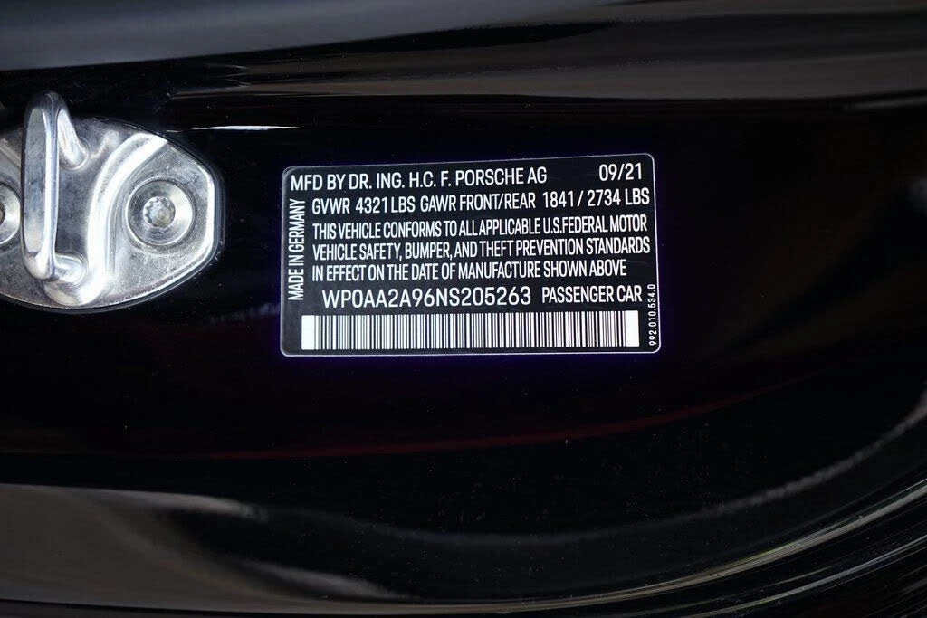 2022 Porsche 992 Carrera - Image 30 of 30