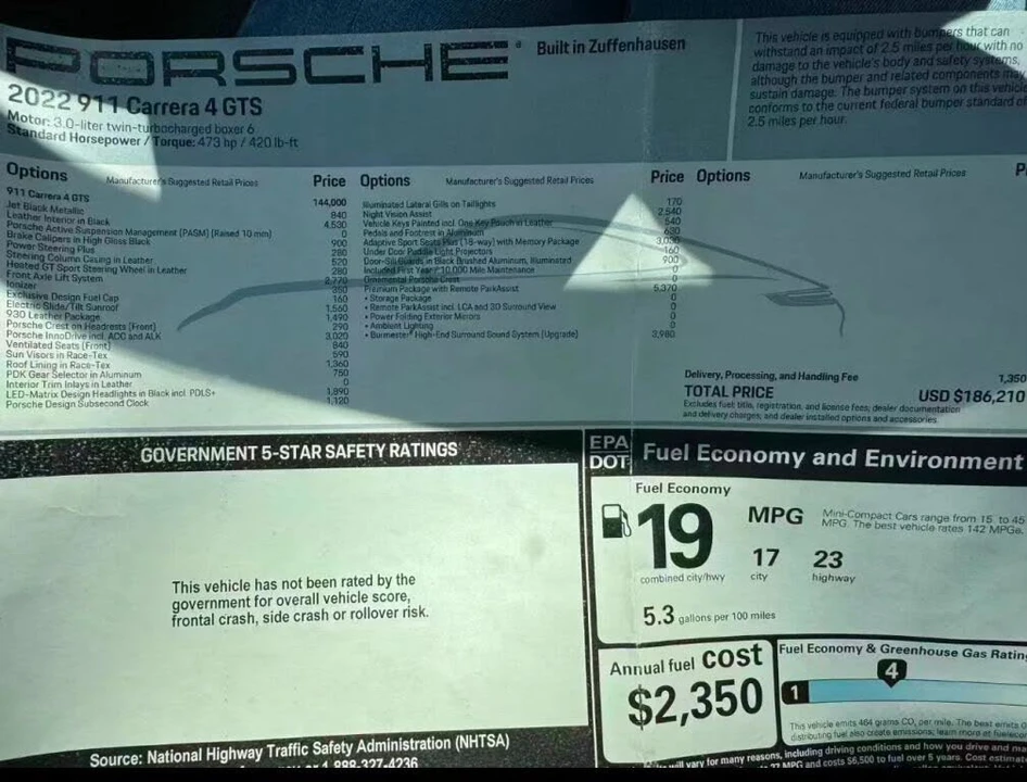 2022 Porsche 992 Carrera GTS - Image 20 of 20