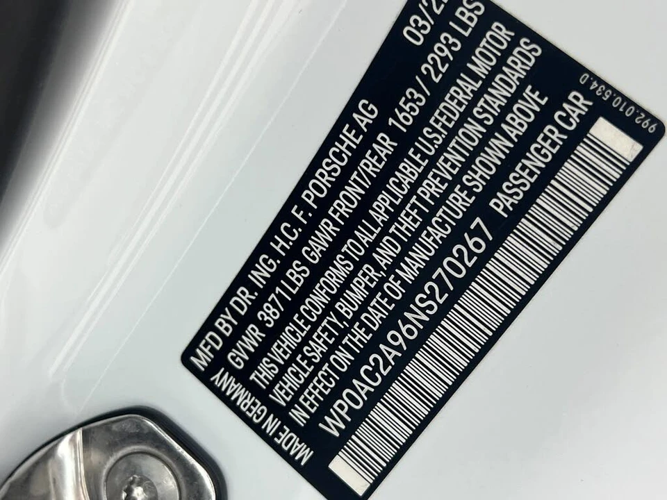 2022 Porsche 992 GT3 - Image 27 of 28