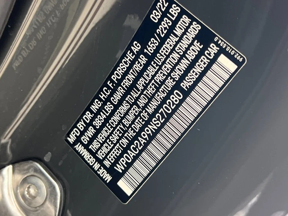 2022 Porsche 992 GT3 - Image 27 of 28
