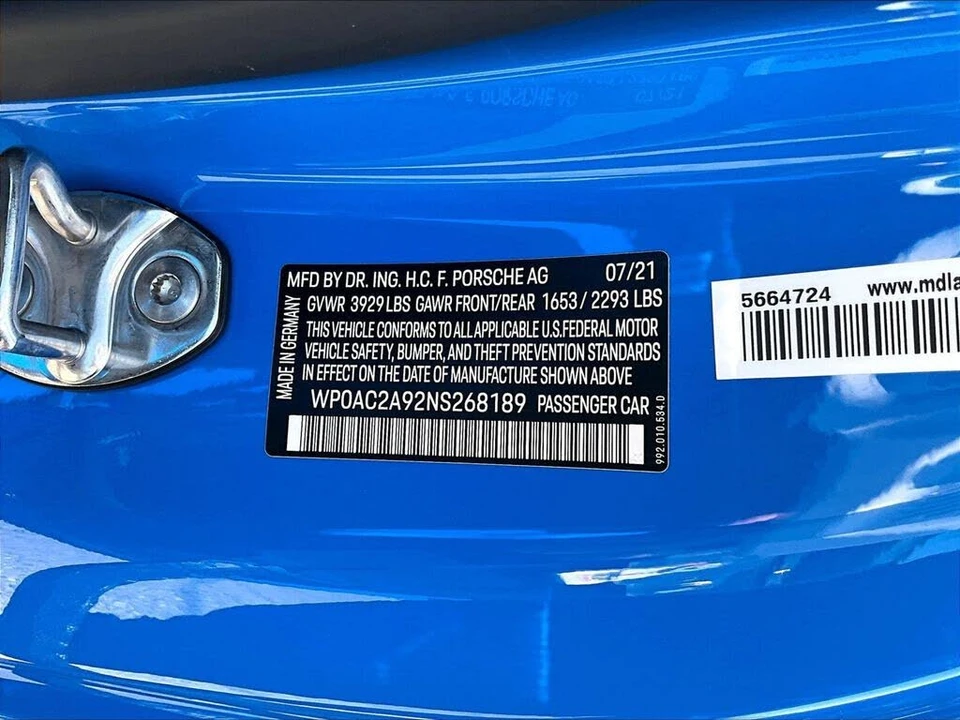 2022 Porsche 992 GT3 - Image 25 of 25