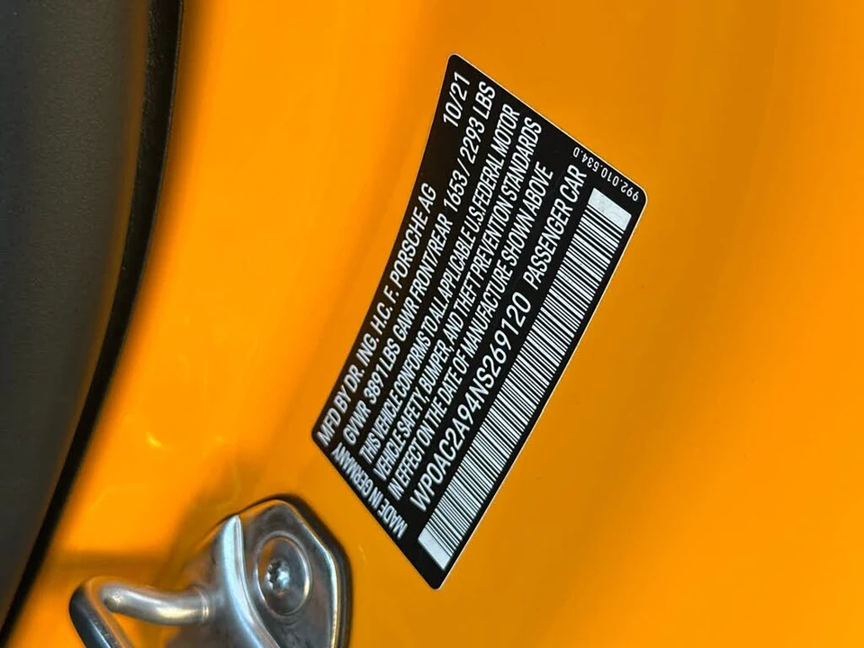 2022 Porsche 992 GT3 - Image 29 of 29