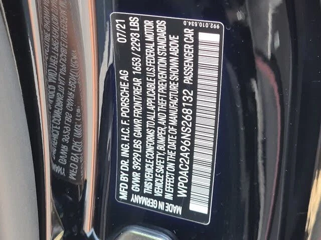 2022 Porsche 992 GT3 - Image 26 of 27
